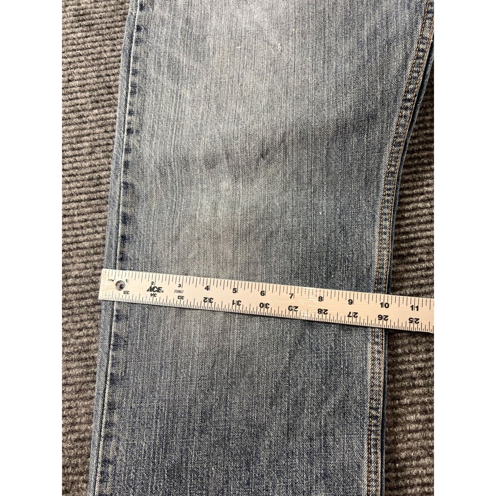 Levi's 559 Relaxed Straight Jeans Mens 36x32 Distressed Light Wash Denim Y2K - Picture 4 of 16
